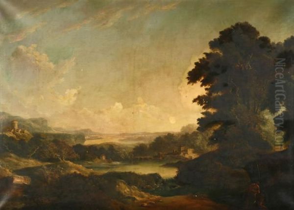 Paisaje Oil Painting by Richard Wilson