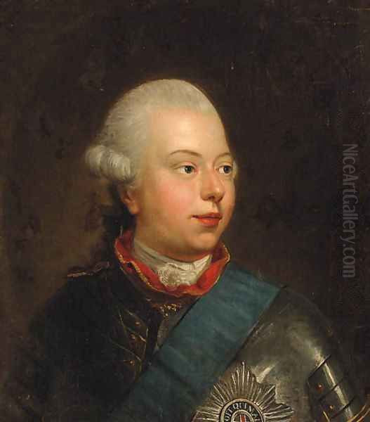 Portrait of William V, Prince of Orange Oil Painting by Johann Heinrich The Elder Tischbein