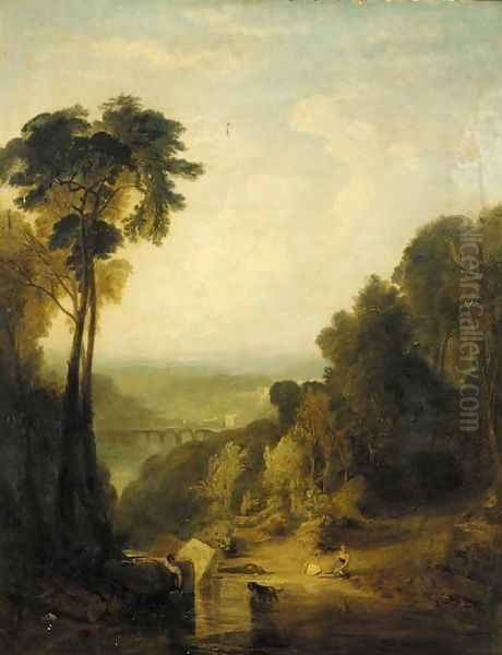 Crossing the Brook Oil Painting by Joseph Mallord William Turner