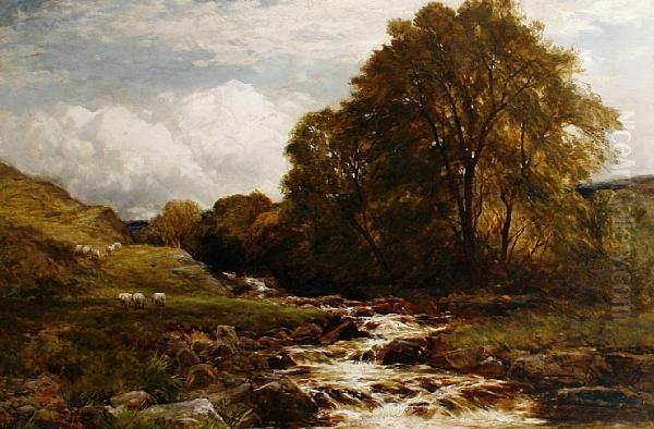 On The Lydd, Dartmoor Oil Painting by Edmund Morison Wimperis