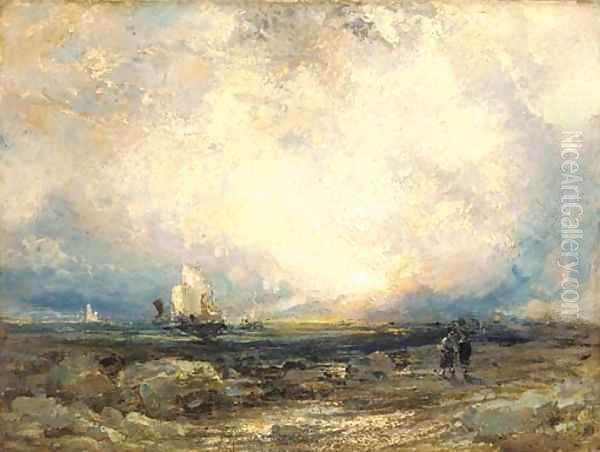 Shipping at dust Oil Painting by Joseph Mallord William Turner