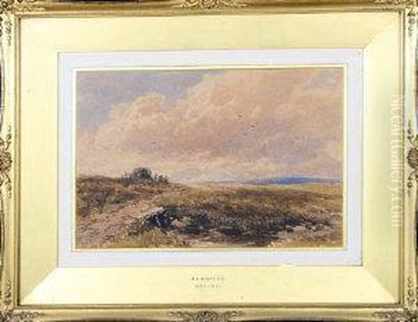 A Moorland View Oil Painting by Edmund Morison Wimperis