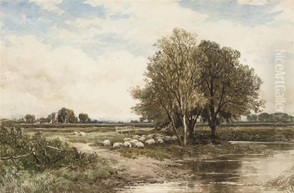 The Way Across The Fields Oil Painting by Edmund Morison Wimperis