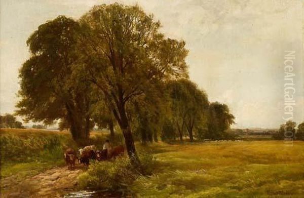 Ritorno Dal Pascolo Oil Painting by Edmund Morison Wimperis