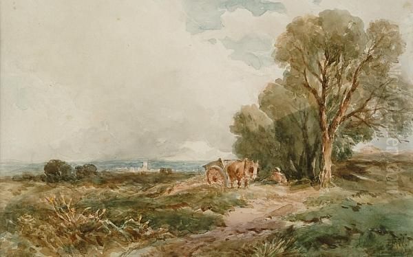 The Hay Cart Oil Painting by Edmund Morison Wimperis