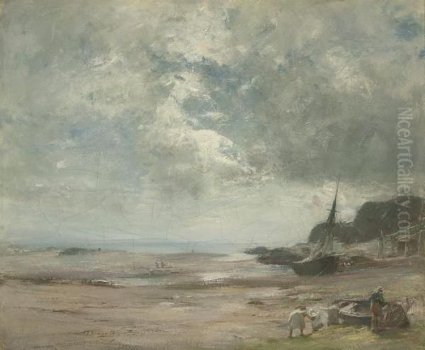 Blackwaterfort, Arran Oil Painting by James Lawton Wingate