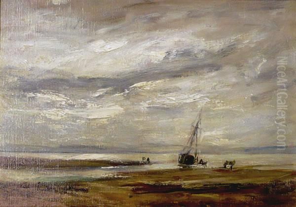 'blackwaterfoot'. Oil Painting by James Lawton Wingate