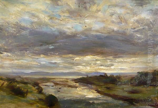 'machrie Bay'. Oil Painting by James Lawton Wingate