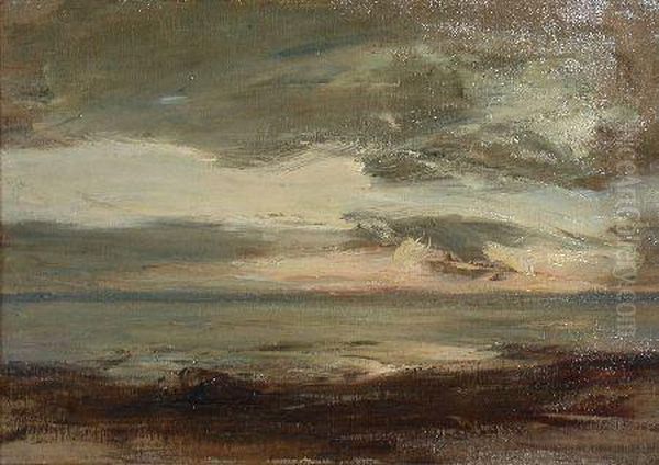 Stormy Skies Oil Painting by James Lawton Wingate