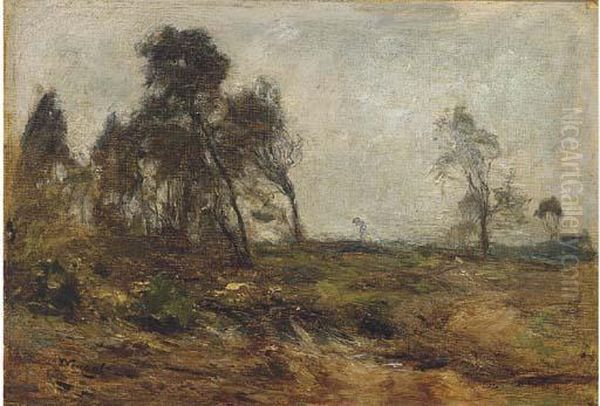 A Blustery Day Oil Painting by James Lawton Wingate