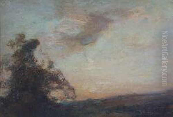 Autumn Landscape Oil Painting by James Lawton Wingate