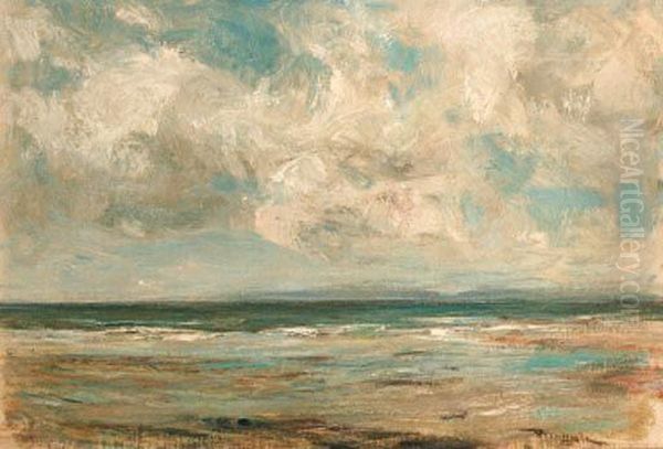 Lowtide Oil Painting by James Lawton Wingate