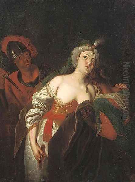 The Rape of Lucretia Oil Painting by Jacob Toorenvliet