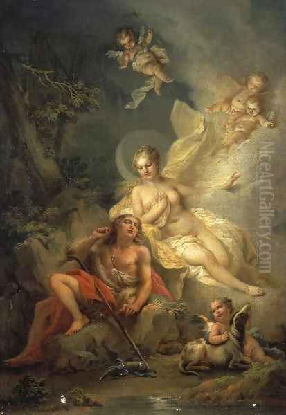 Diana and Endymion Oil Painting by Stefano Torelli