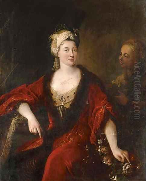 Portrait of a lady Oil Painting by Francois de Troy