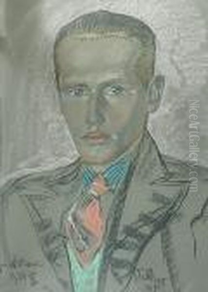 Adam Rzepka Oil Painting by Stanislaw Ignacy Witkiewicz-Witkacy