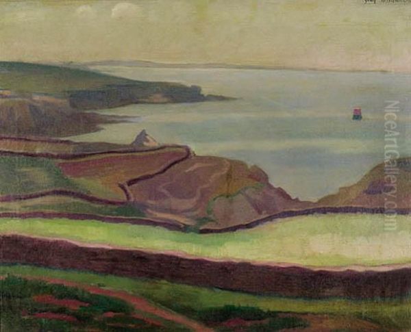 Pejzaz Morski Z Bretanii, 1911 R. Oil Painting by Stanislaw Ignacy Witkiewicz-Witkacy