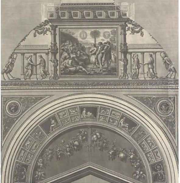 Designs from the walls of the Vatican Oil Painting by Ludovicus Teseo Taurinsis