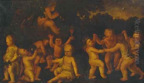 The Infancy of Bacchus Oil Painting by Antonio Tempesta