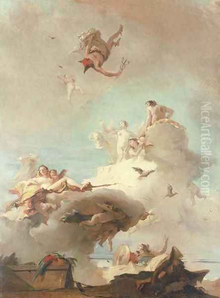 The Triumph of Venus Oil Painting by Giovanni Battista Tiepolo