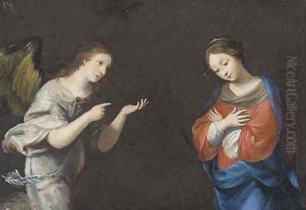 The Annunciation Oil Painting by Alessandro Turchi