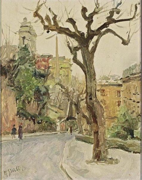 Rome Oil Painting by Hendrik Jan Wolter