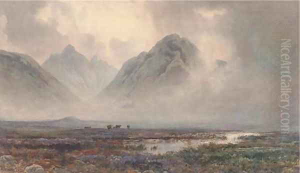 Glen Sligaehan, Isle of Skye Oil Painting by Arthur Tucker