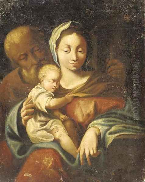 The Holy Family 2 Oil Painting by Francesco Trevisani