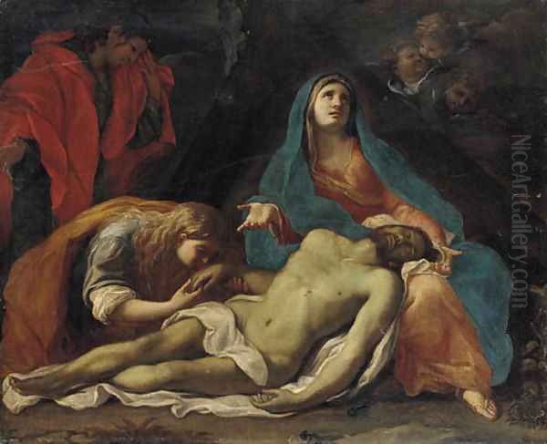 Pieta Oil Painting by Francesco Trevisani