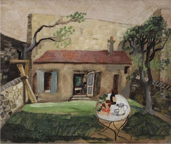 The Artist's Cottage, Paris Oil Painting by Christopher Wood