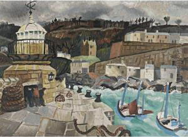 St Ives, Cornwall Oil Painting by Christopher Wood