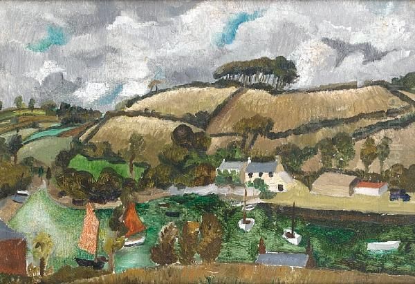 Landscape (cumberland) Oil Painting by Christopher Wood