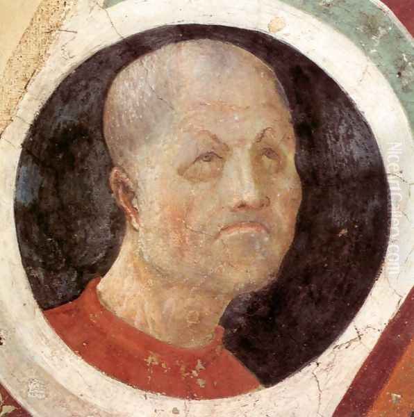 Roundel With Head (1) 1435 Oil Painting by Paolo Uccello