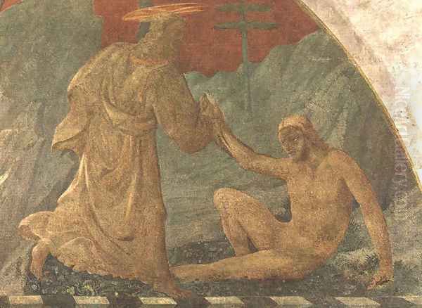 Creation Of Adam 1445 Oil Painting by Paolo Uccello