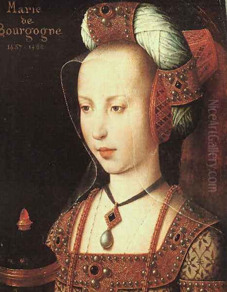 Portrait of Mary of Burgundy (late 15th century) Oil Painting by Flemish Unknown Masters