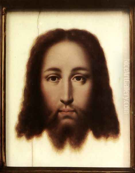 Christ's Head (16th century) Oil Painting by Flemish Unknown Masters