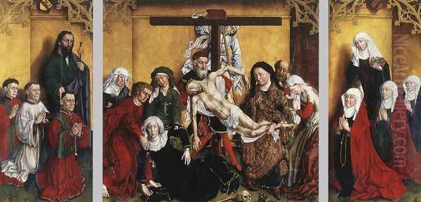 Edelheere Altarpiece 1443 Oil Painting by Flemish Unknown Masters