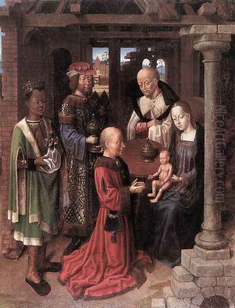 Adoration of the Magi 1475-1500 Oil Painting by Flemish Unknown Masters