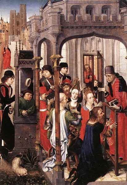 The Preaching of St Gery 1475-80 Oil Painting by Flemish Unknown Masters