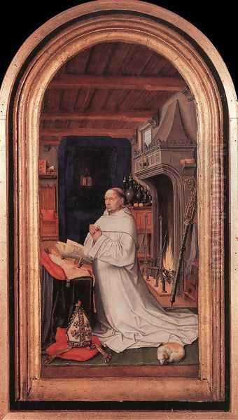 Portrait of Abbot Christiaan de Hondt c. 1500 Oil Painting by Flemish Unknown Masters