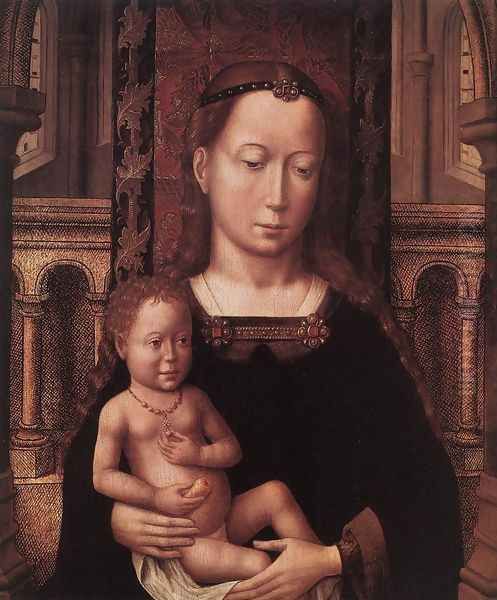 Virgin and Child 1475-1500 Oil Painting by Flemish Unknown Masters