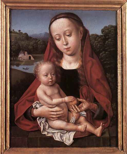 Virgin and Child 1495-1505 Oil Painting by Flemish Unknown Masters