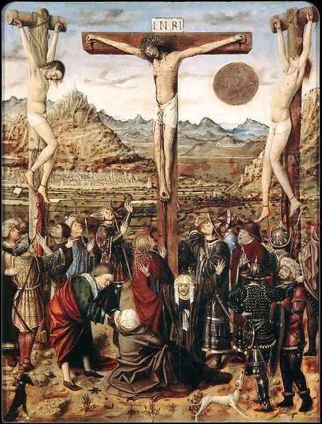 Crucifixion Oil Painting by Flemish Unknown Masters