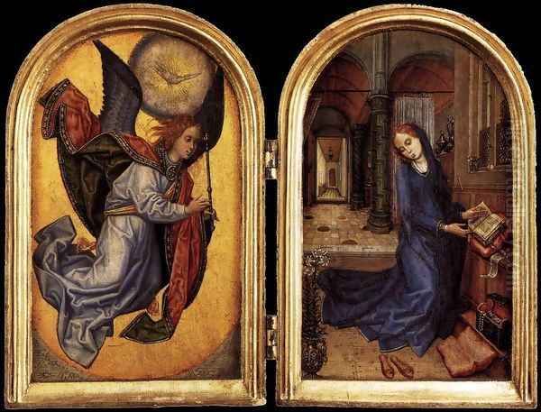 The Annunciation Oil Painting by Flemish Unknown Masters