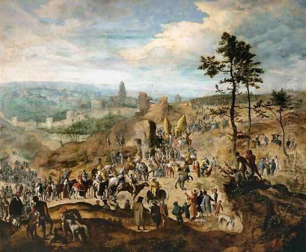 Road to Calvary Oil Painting by Flemish Unknown Masters