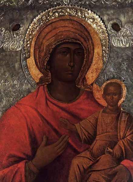 The Madonna della Salute Oil Painting by Cretan Unknown Master