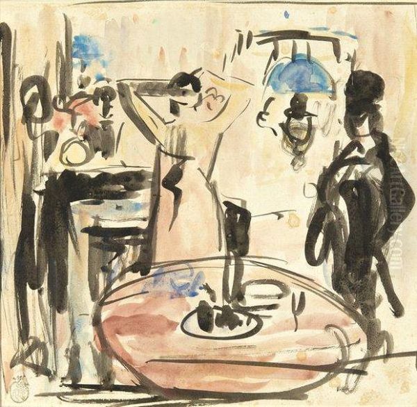 Femme Devant La Glace Oil Painting by Rik Wouters