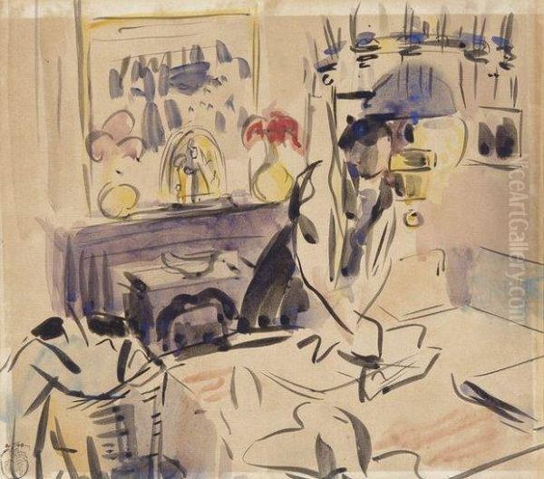 La Repasseuse Oil Painting by Rik Wouters