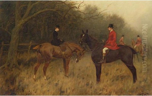 The Master Of Hounds Oil Painting by George Wright