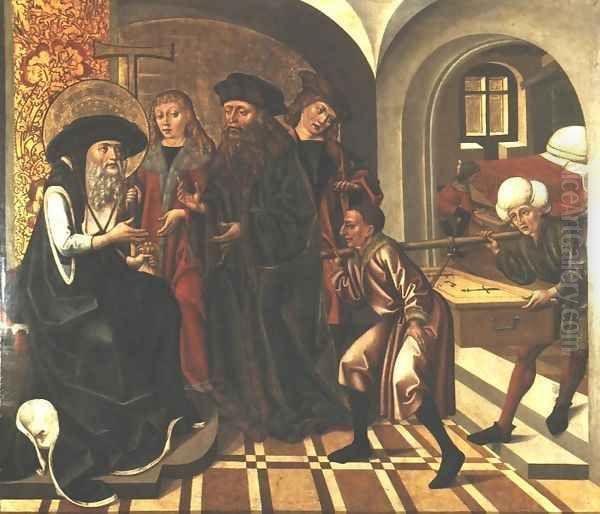 Accusation of a Patrician of Stealing Church Property Oil Painting by Unknown Painter